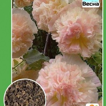 Мальва махровая Абрикосовая ТМ "Весна" 0.2г купить почтой в Одессе ...