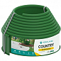 Бордюр садовый пластиковый Country Standard H100 6м зеленый (82952-6-GN)