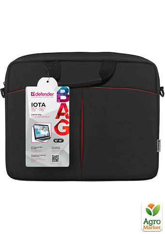 IT сумка для ноутбука Defender Iota 15"-16" чорний (5966318) - фото 4
