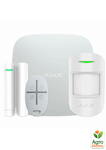 Комплект бездротової сигналізації Ajax StarterKit Plus white з розширеними можливостями