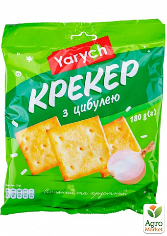 Крекер с луком ТМ "Yarych" 180 г упаковка 21шт - фото 2
