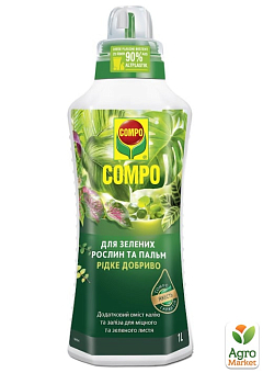 Жидкое удобрение для зеленых растений и пальм COMPO 1 л (4440)1