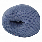 Подушка для годування Mini ТМ PAPAELLA 30х28х30 см горошок темно-синій купить