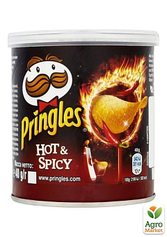 Чипси Hot&Spicy (гострі) ТМ "Pringles" 40г2