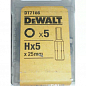 Набір біт DeWALT HEX, Hex №5, L = 25 мм, 5 шт DT7166 ТМ DeWALT