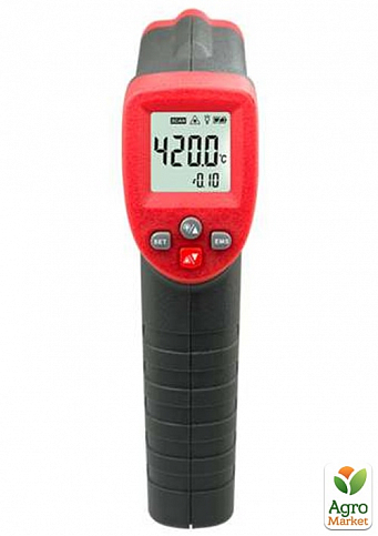 Бесконтактный инфракрасный термометр (пирометр)  -50-420°C, 12:1, EMS=0,1-1  WINTACT WT300 - фото 3
