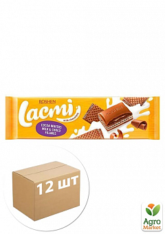 Шоколад (вафлі) какао ТМ "Lacmi" 265г упаковка 12шт1