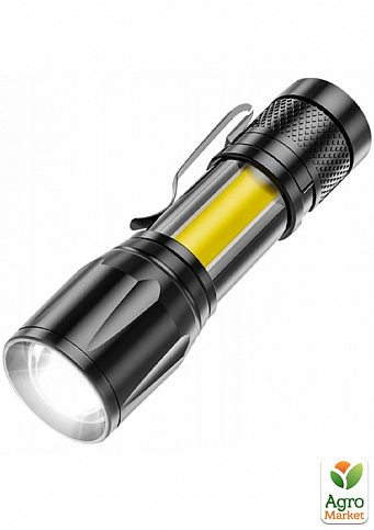 Набор из 4х мощных фонариков светодиод CREE XM-L T6, Q5 ZOOM, Q5 COB и Q5 CREE - фото 4