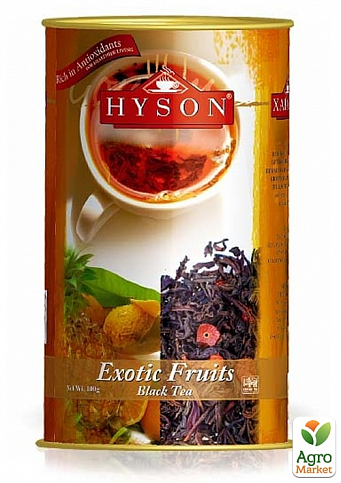 Чай чорний (Екзотичні фрукти) ТМ "Хайсон" 100г упаковка 24шт - фото 2