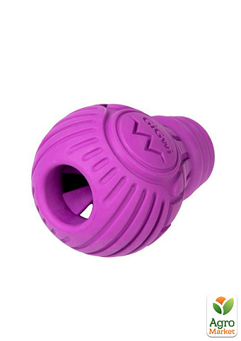 Игрушка для собак Лампочка резиновая GiGwi Bulb Rubber, резина, L, фиолетовая (2338) - фото 2