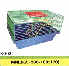 Лори Мышка Клетка для грызунов, 280 х 180 х 170 мм (2013821)1