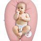 Подушка для вагітних та годування ТМ PAPAELLA 30х190 см + карабін горошок пудра купить