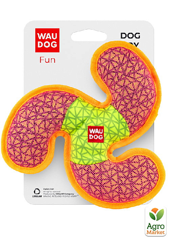 Іграшка для собак WAUDOG Fun, "Пропелер", Ш 21см, Д 21 см рожевий (62067) - фото 2