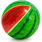 М'яч пляжний, Кавун, 107см, ремкомплект, від 3років, в кор-ці, (58075)