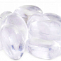Декоративні скляні камені "Білий сапфір" фракція 20 мм