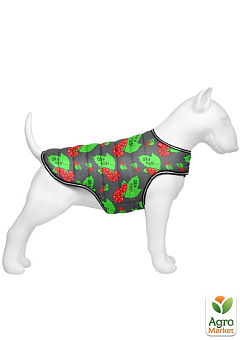 Куртка-накидка для собак WAUDOG Clothes, малюнок "Калина", XXS, А 23 см, B 29-36 см, С 14-20 см (501-0228)2