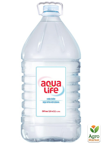 Мінеральна вода Аква Лайф негазована 5л (упаковка 2 шт) - фото 3