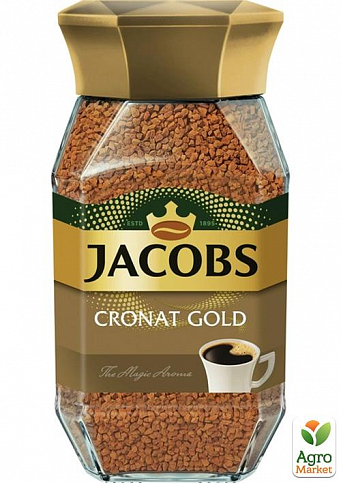 Кава Cronat gold скляна банка ТМ "Якобс" 200г упаковка 6 шт - фото 2