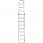 Лестница алюминиевая 3-х секционная Квитка PRO (3х12 ступеней) (110-9312)
