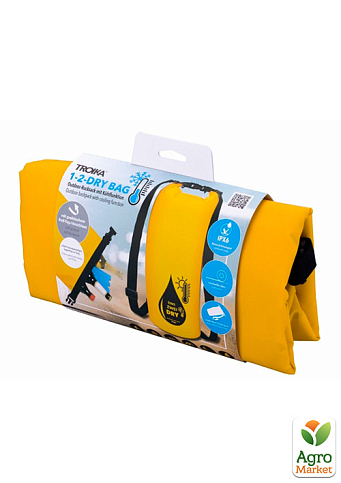 Сумка-рюкзак TROIKA з функцією охолодження, жовта (RUC03/YE) - фото 4