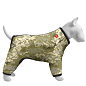 Ветровка для собак WAUDOG Clothes, рисунок "Милитари", S35, В 47-51 см, С 35-39 см (390-4026)