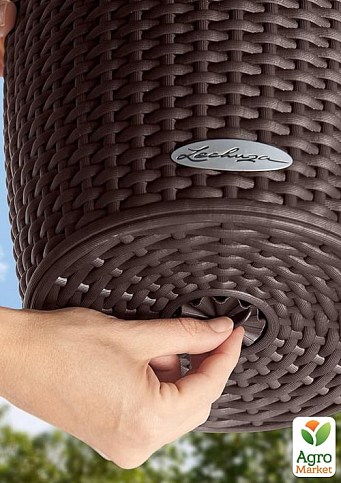 Розумний вазон з автополивом Lechuza Cottage Nido 28, антрацит (15193) - фото 5