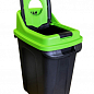 Бак для сортування сміття Planet Re-Cycler 50 л чорний - зелений (скло) (12188) купить