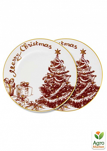 Набор Тарелок "Merry Christmas" 2Шт 19См (924-745)