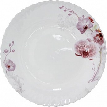 Тарелка суп 8,5` Розовая орхидея 61099, Набор 6 штук (30067)