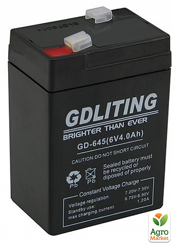 Акумулятор GDLITING GD-645 6V4AH