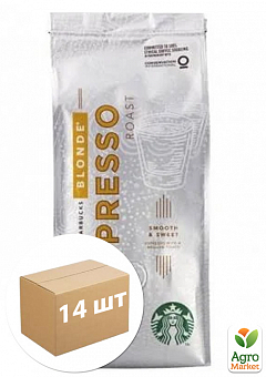 Кофе Espresso (белый) зерно ТМ "Starbucks" 250гр упаковка 14шт1