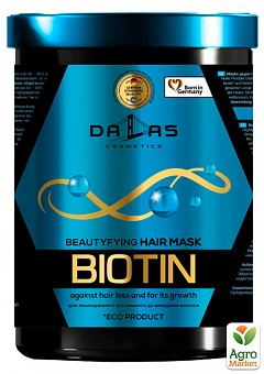 DALLAS BIOTIN BEAUTIFYING Маска для улучшения роста волос с биотином, 1000 мл2