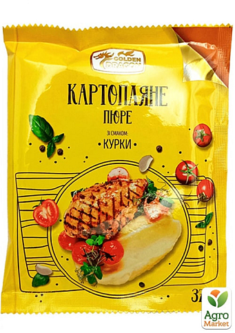 Пюре картофельное (б/п) Со вкусом курицы ТМ "Golden Dragon 37г упаковка 24 шт - фото 2