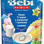 Каша молочная 3 злака с малиной и мелиссой Bebi Premium, 200 г