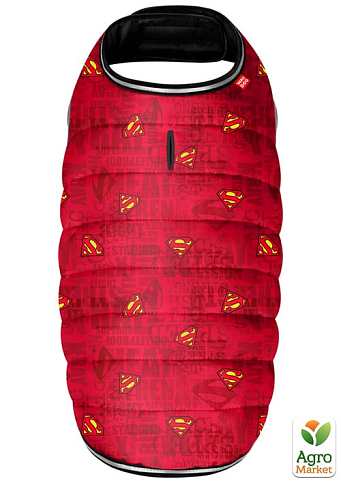 Курточка-накидка для собак WAUDOG Clothes, рисунок "Супермен красный", M, А 37 см, B 52-62 см, С 37-46 см (504-4007) - фото 3