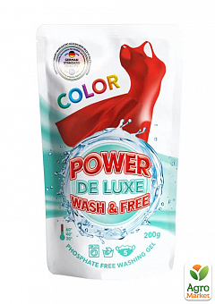 Power De Luxe Гель для прання кольорових речей 200 г2