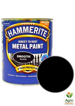 Фарба Hammerite Hammered Молоткова емаль іржа чорна 0,75 л2