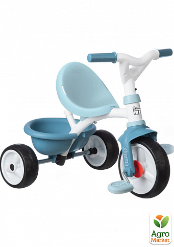 Детский металлический велосипед 2 в 1 "Би Муви", голубой, 68 х 52 х 52 см, 15 мес. Smoby Toys - фото 2
