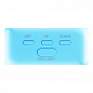 Часы сетевые VST-887Y-5, голубые, температура, влажность, USB