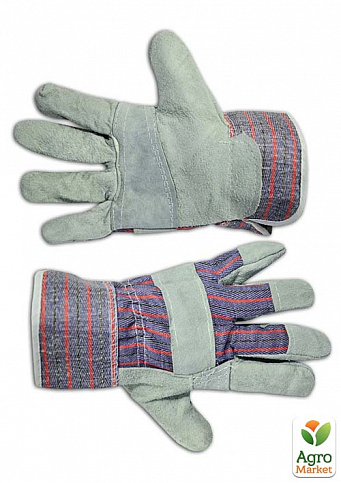 Перчатки рабочие, замшевые серые TM "Technics" 16-150