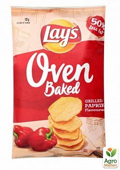 Картофельные чипсы (Паприка) ТМ "Lay`s Oven Baked" 125г1