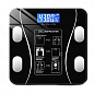 Напольные Смарт фитнес весы до 180 кг с Bluetooth, Черные / с приложением для Android и IOS