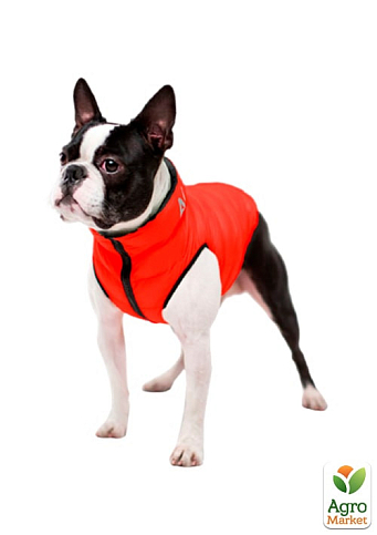 Курточка для собак AiryVest двостороння, розмір XS 25, червоно-чорна (1569) - фото 3