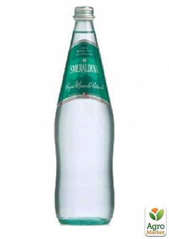 Вода питьевая, минеральная, природная, столовая Smeraldina негазированная 1 л, (стекло)