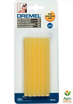 Клейові стрижні для дерева Dremel (7х100 мм, 12 шт.) (2615GG03JA)2