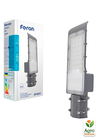 Консольний світильник Feron SP3031 30W  6500K 230V IP65 (32576) - фото 2