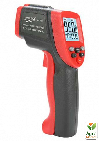 Безконтактний інфрачервоний термометр (пірометр) -50-950°C, 12:1, EMS=0,1-1 WINTACT WT900