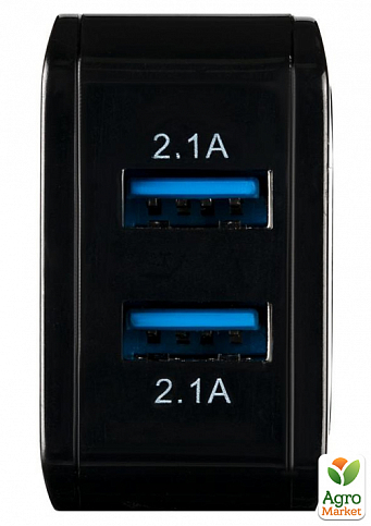 Сетевое зарядное устройство Gelius Ultra Prime GU-HC02 2USB 2.1A Black - фото 3