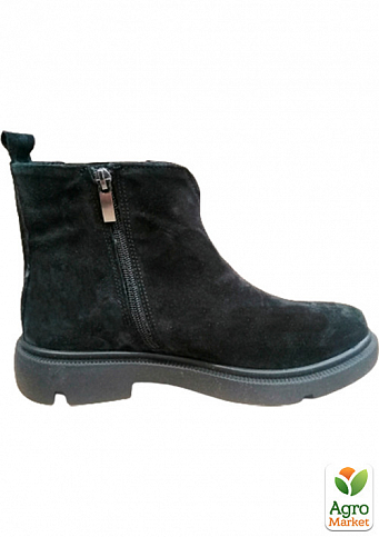 Жіночі черевики зимові замшеві Amir DSO2155 38 24см Чорні - фото 5