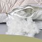 Подушка П-подібна для вагітних та відпочинку стьобана ТМ IDEIA 140х75х20 см світло-сірий/білий купить